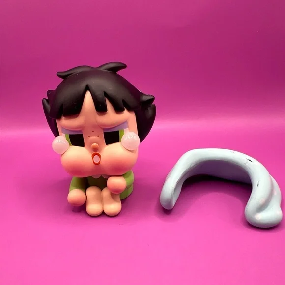 CRYBABY × Powerpuff Girls – Sleep Buttercup Vinyl Figure (Pop Mart Blind Box) 💙 - Picture 8 of 11